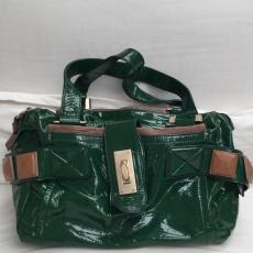 Chloe Green Patent Leather Handbag