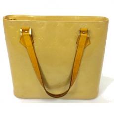 Louis Vuitton Beige Patent Leather Handbag