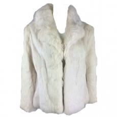 Vintage Ecru Fur Jacket