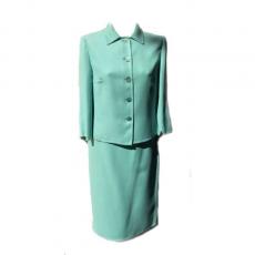Valentino Aqua Wool Ensemble