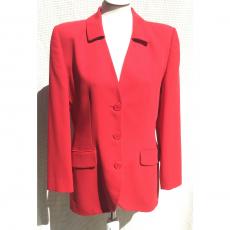 Emporio Armani Red Wool Jacket