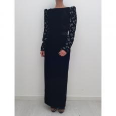 Mario Borsato Black Velvet Dress