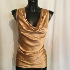 Cavaliere Milano Gold Silk Top