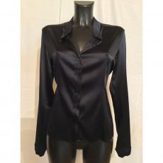 Cavaliere Milano Black Silk Top