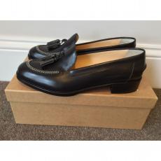 Christian Louboutin Black Leather Flats