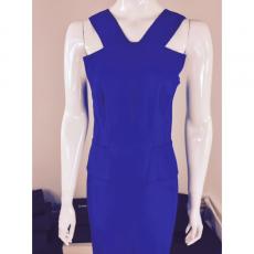 Roland Mouret Purple Wool Dress