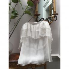 Chloe Ecru Silk Top